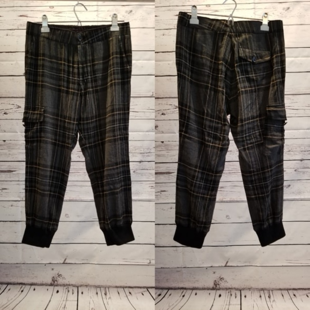 Plaid Cargo Joggers by James Perse (new!)